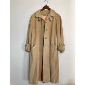 Vintage 70’s Camel Hair Long Coat 🌼